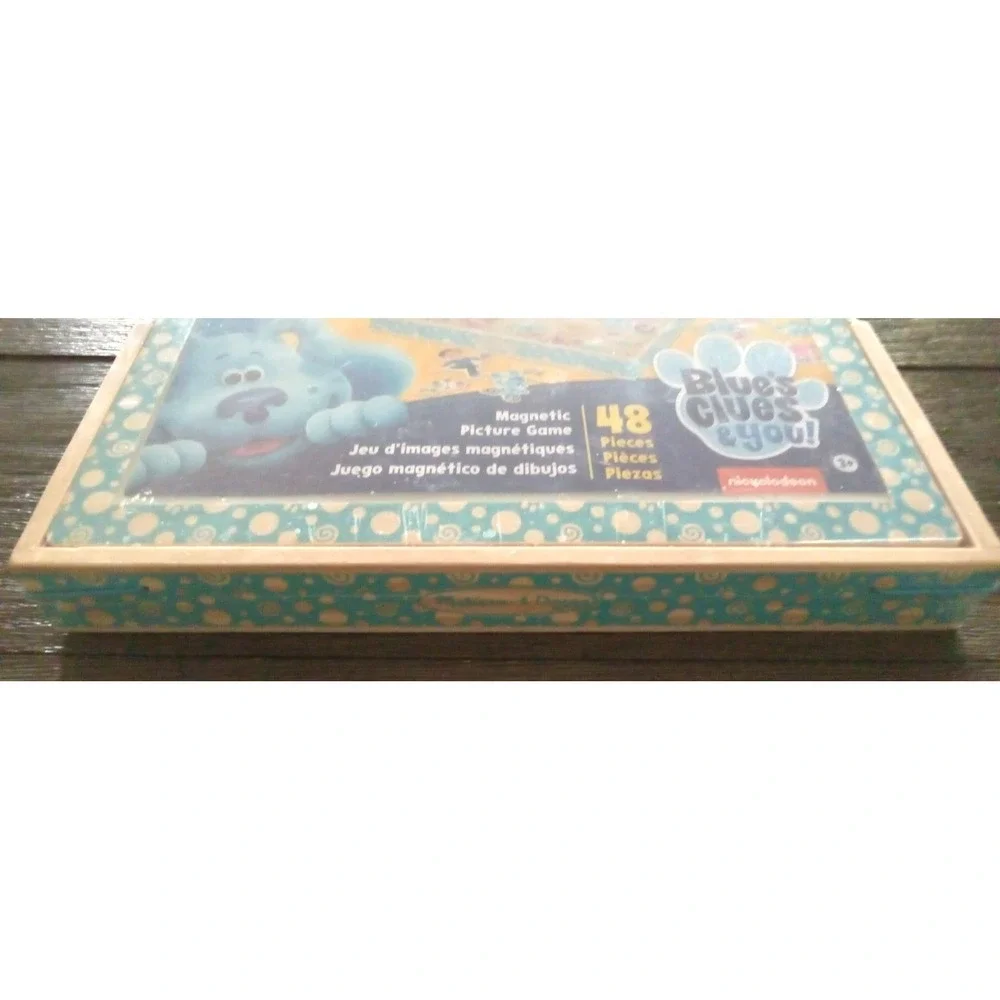 Melissa & Doug Blue's Clues & You! Wooden Magnetic Picture Game (48 Pieces) NEW